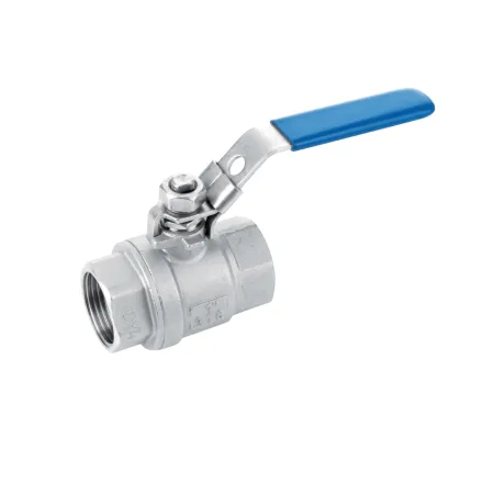 Zawór kulowy gwintowany 2 częściowy, G 3/4 cala, z blokadą, stal nierdzewna